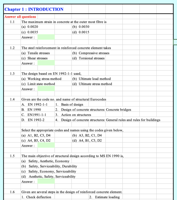 RC Design to Eurocode 2 – UTM